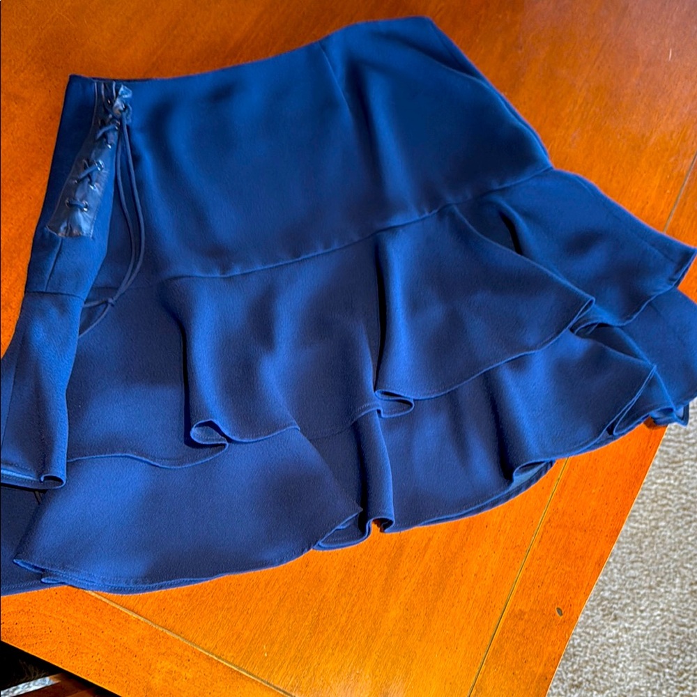 Ralph Lauren Blue Ruffled Skirt